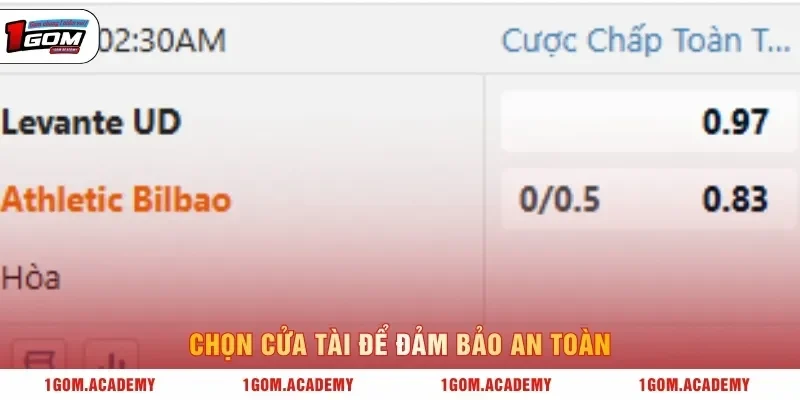 Chọn cửa Tài để đảm bảo an toàn